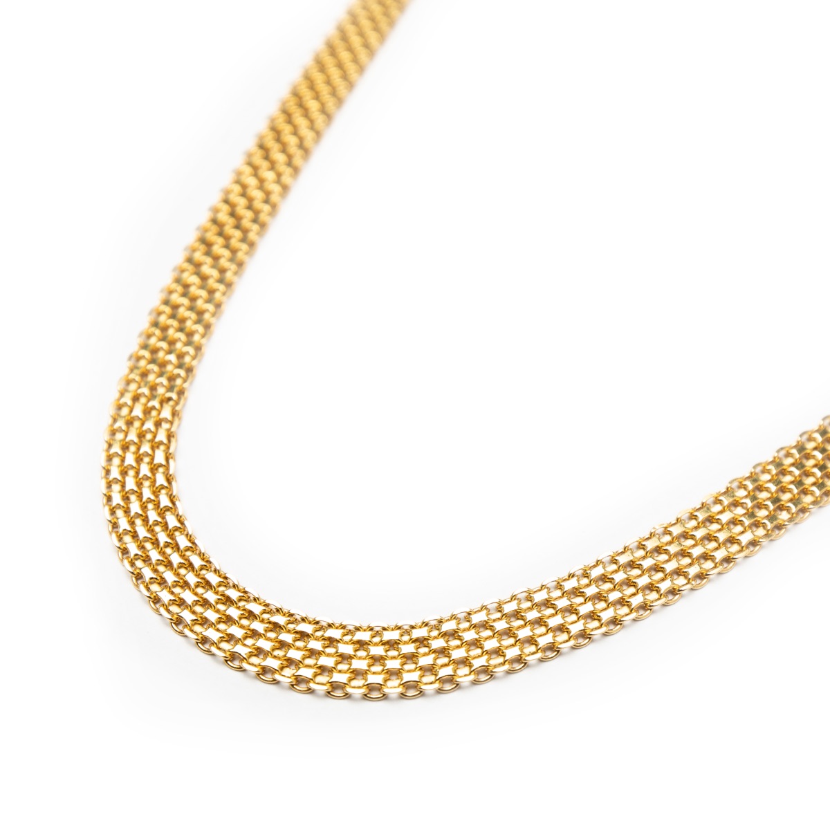 18kt Yellow Gold Designed Chain – Vascas Jewellers