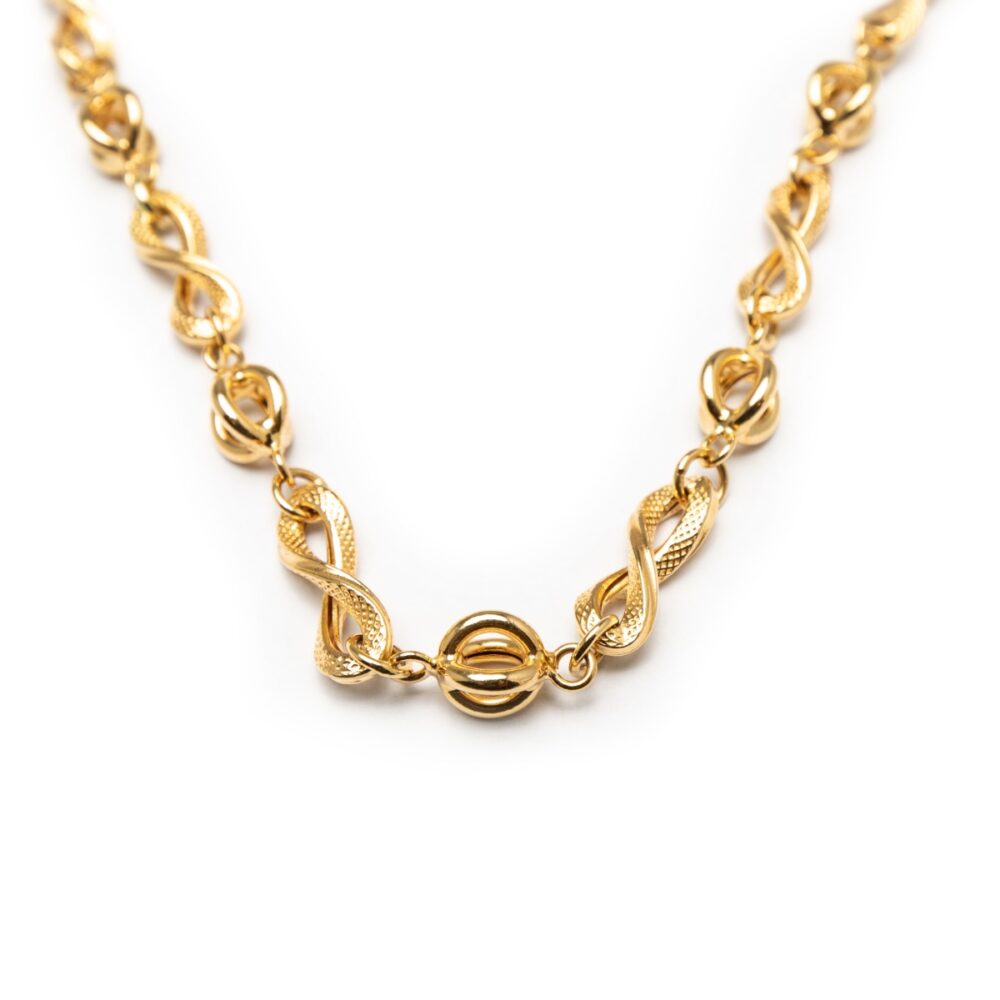 18kt Yellow Gold Designed Necklace