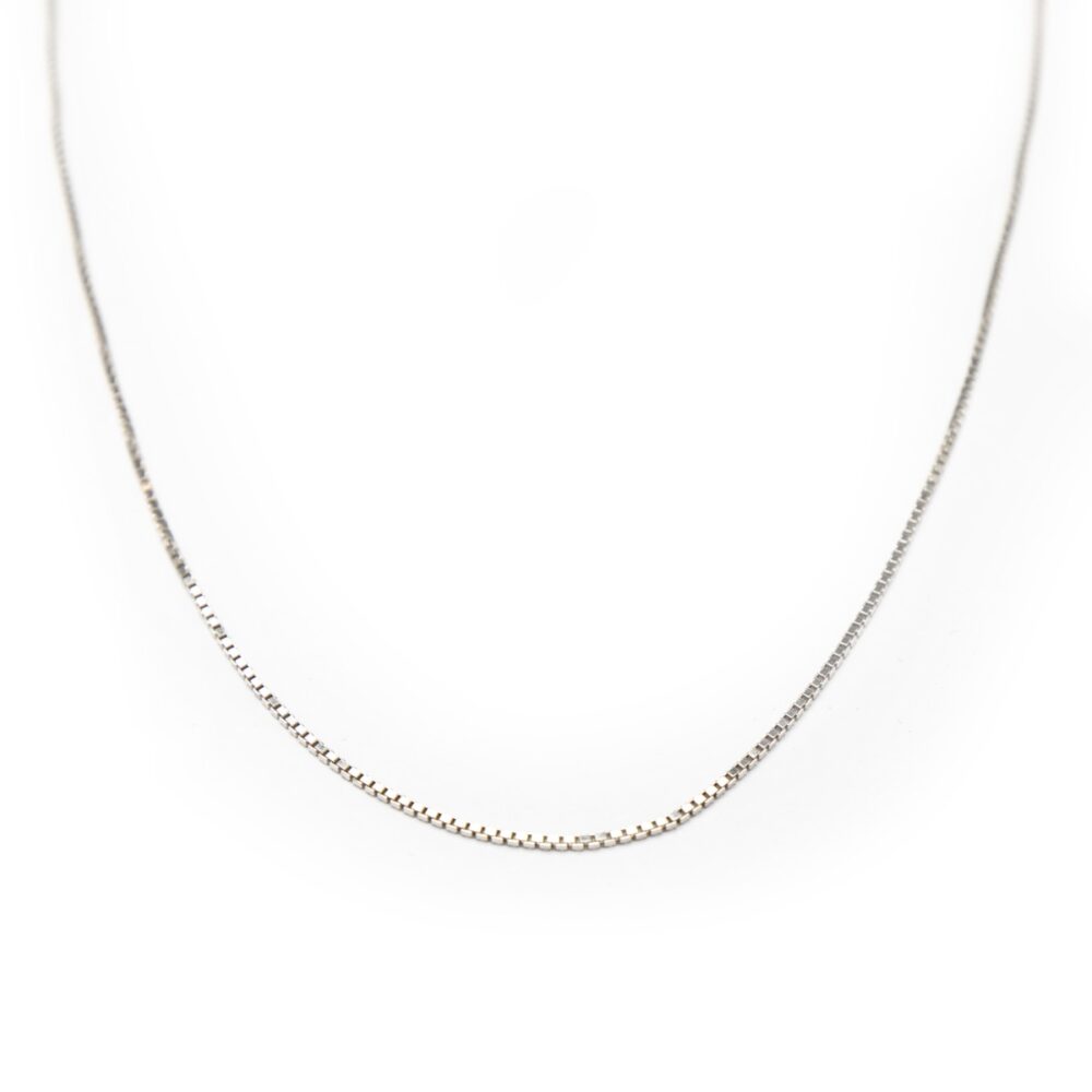 Silver 925 Box Chain Necklace